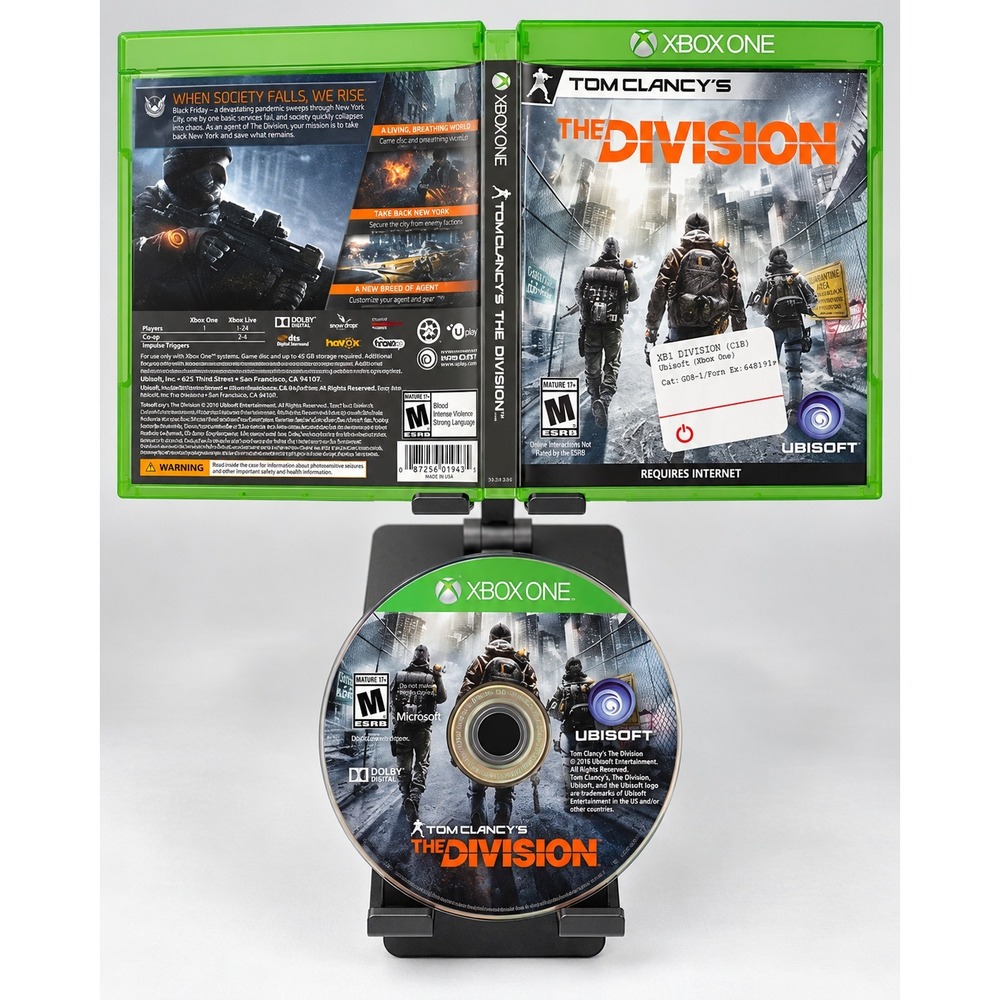 Tom Clancy's The Division Xbox One 2016 Tested Disc Ubisoft